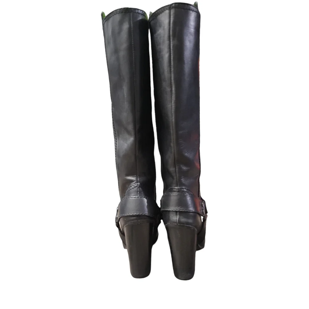 Modern Vintage Knee-High Boots - Picture 3 of 9